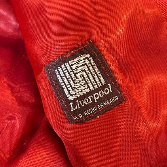 Vintage Buraks Red Linen Blazer Coat Small - Picture 3 of 16